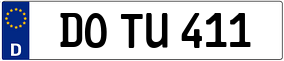Truck License Plate